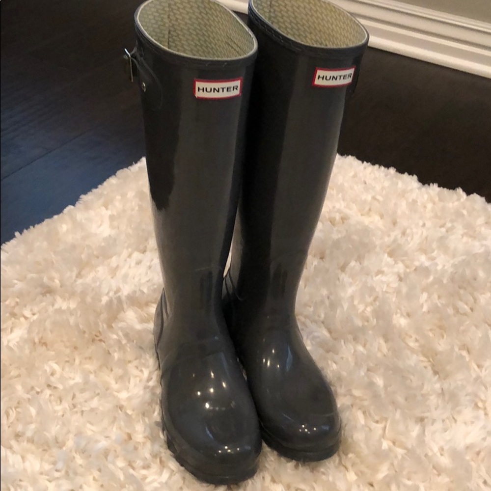 Gray Hunter Boots